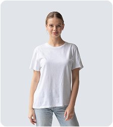 Cotton fabric T-shirt